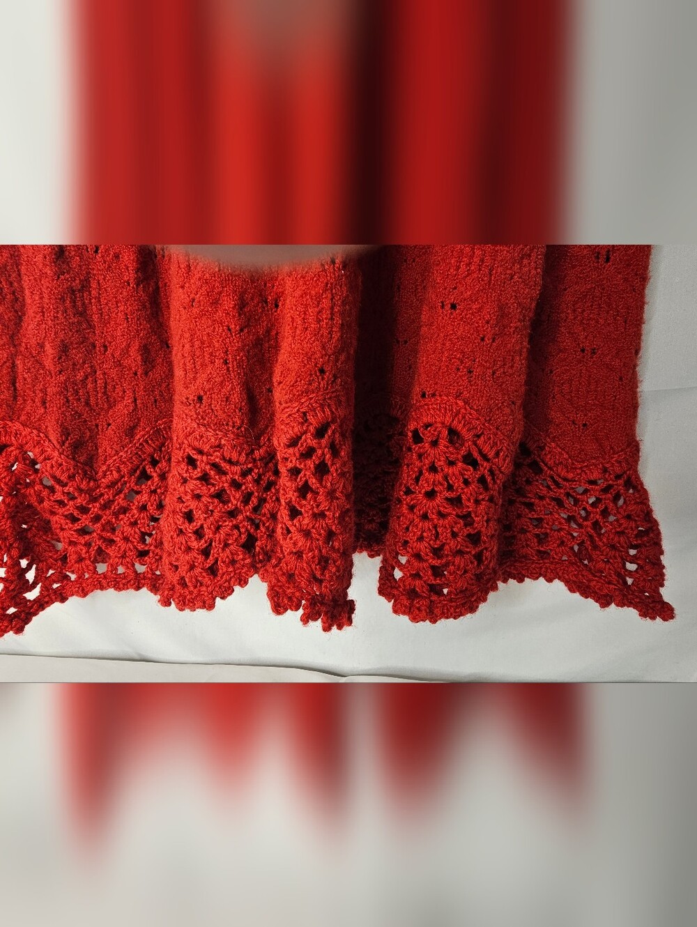 Anthropologie ~ Feather Bone Oda Red Sweater Dress - Picture 5 of 13